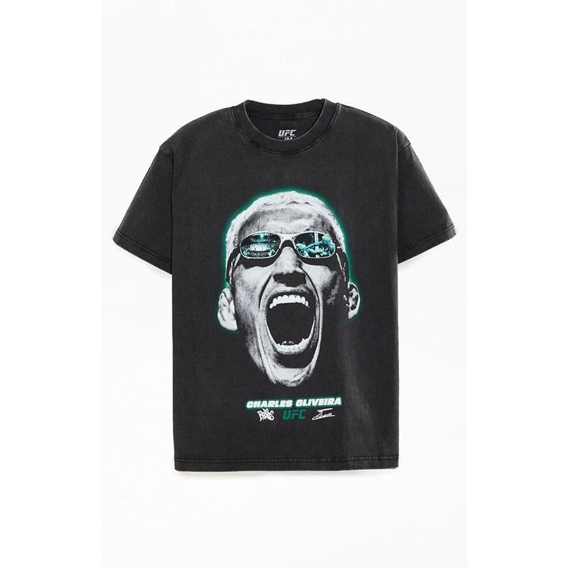 UFC Men's Charles Oliveira Oversized T-Shirt - Multicolor Hoodie, Sweatshirt | WearSparks.com