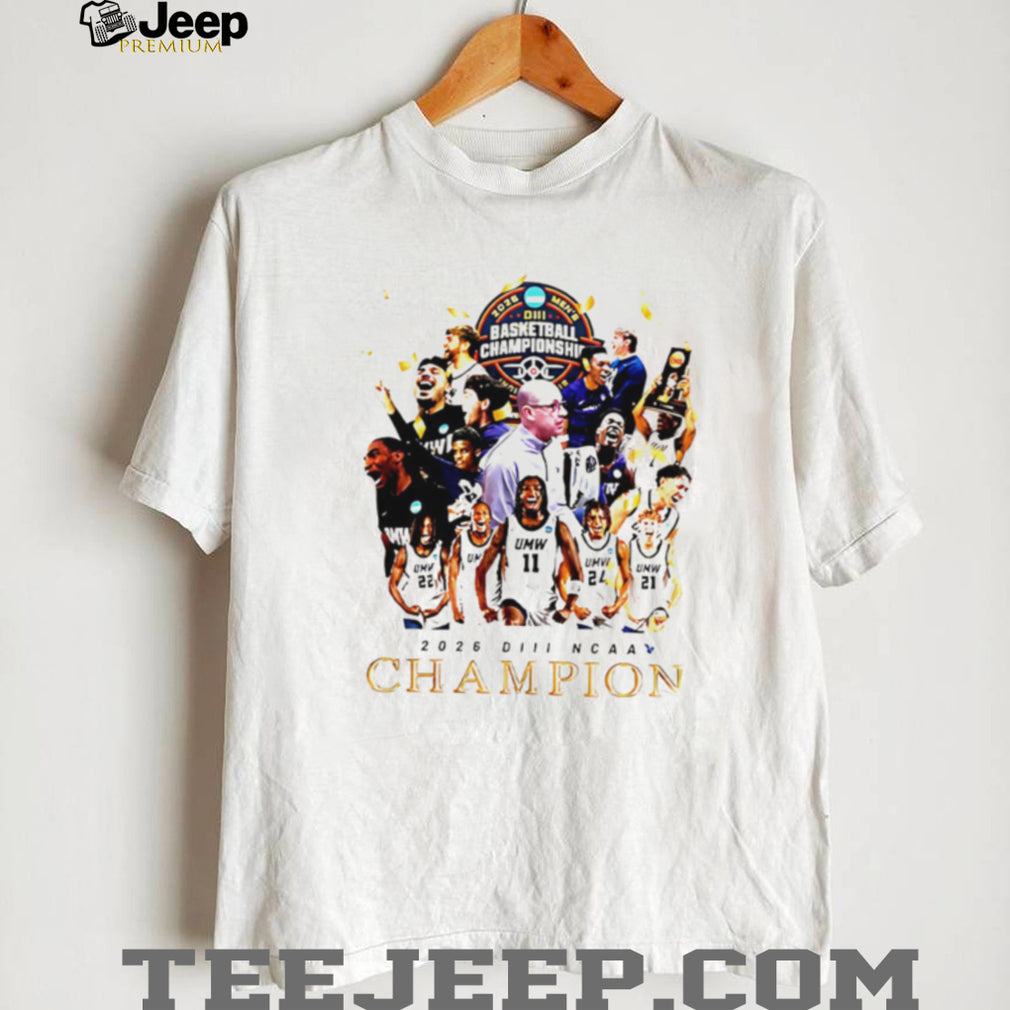 UMW 2026 DIII NCAA Basketball National Champions Commemorative T Shirt