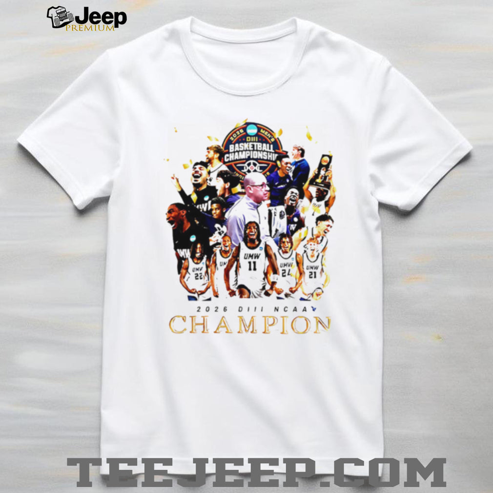 UMW 2026 DIII NCAA Basketball National Champions Commemorative T Shirt