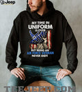 US Air Force Veteran Being An Air Force Veteran Never Ends T Shirt