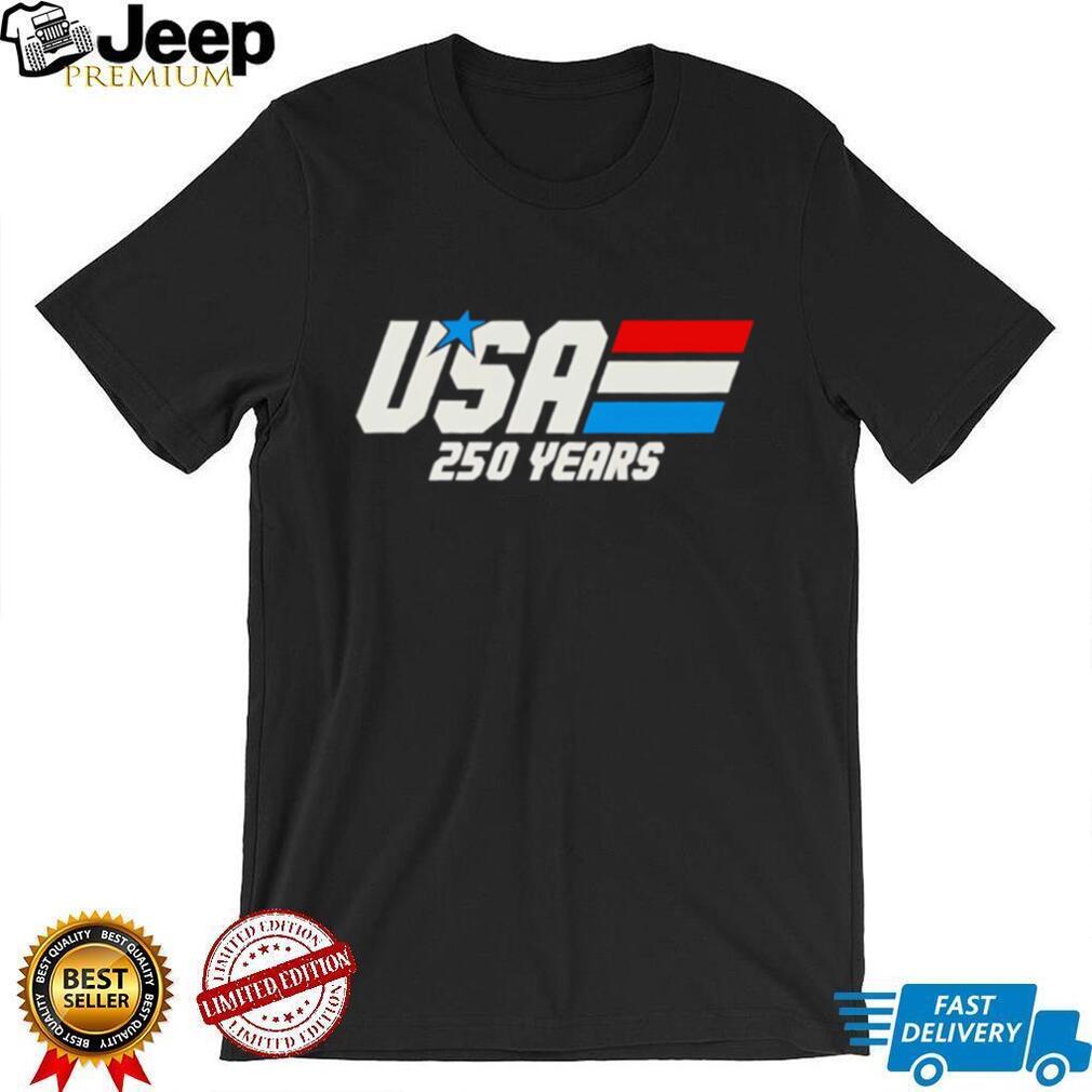 USA 250 years Racing logo shirt