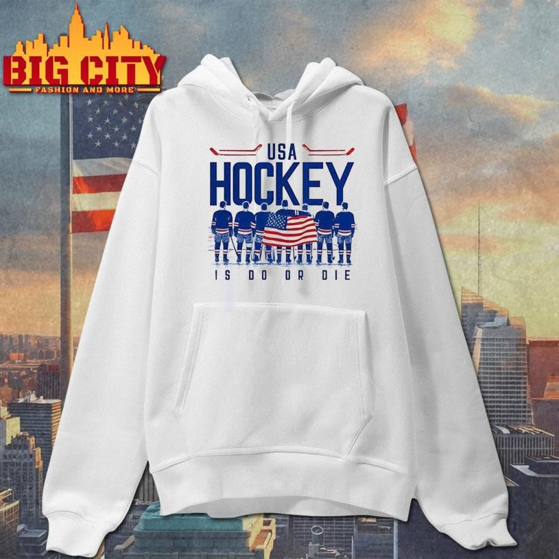 USA Hockey is do or die players flag shirt