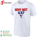 USA Soccer why not US eagle ball shirt