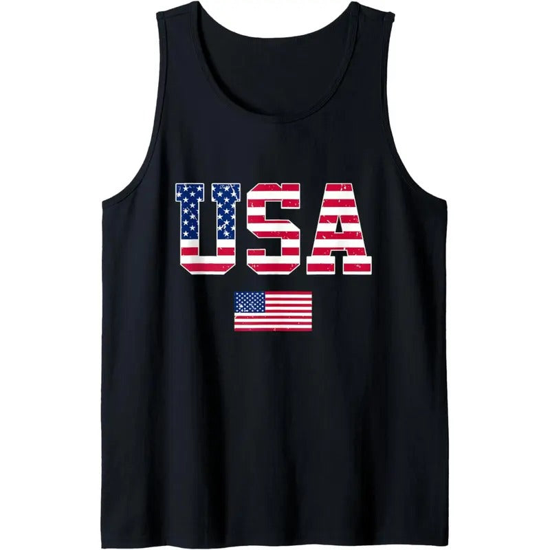 USA Team 2024 United States American Flag Sport USA 2024 Tank Top made in USA