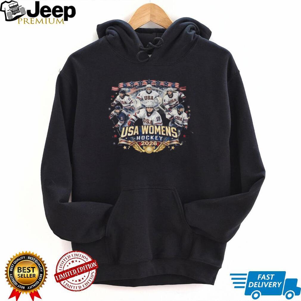 USA Women’s Hockey 2026 Winter Games Patriotic Team Graphic T Shirt