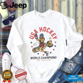 USA Women’s Hockey World Champions 1998 2018 2026 Retro Pin up T Shirt