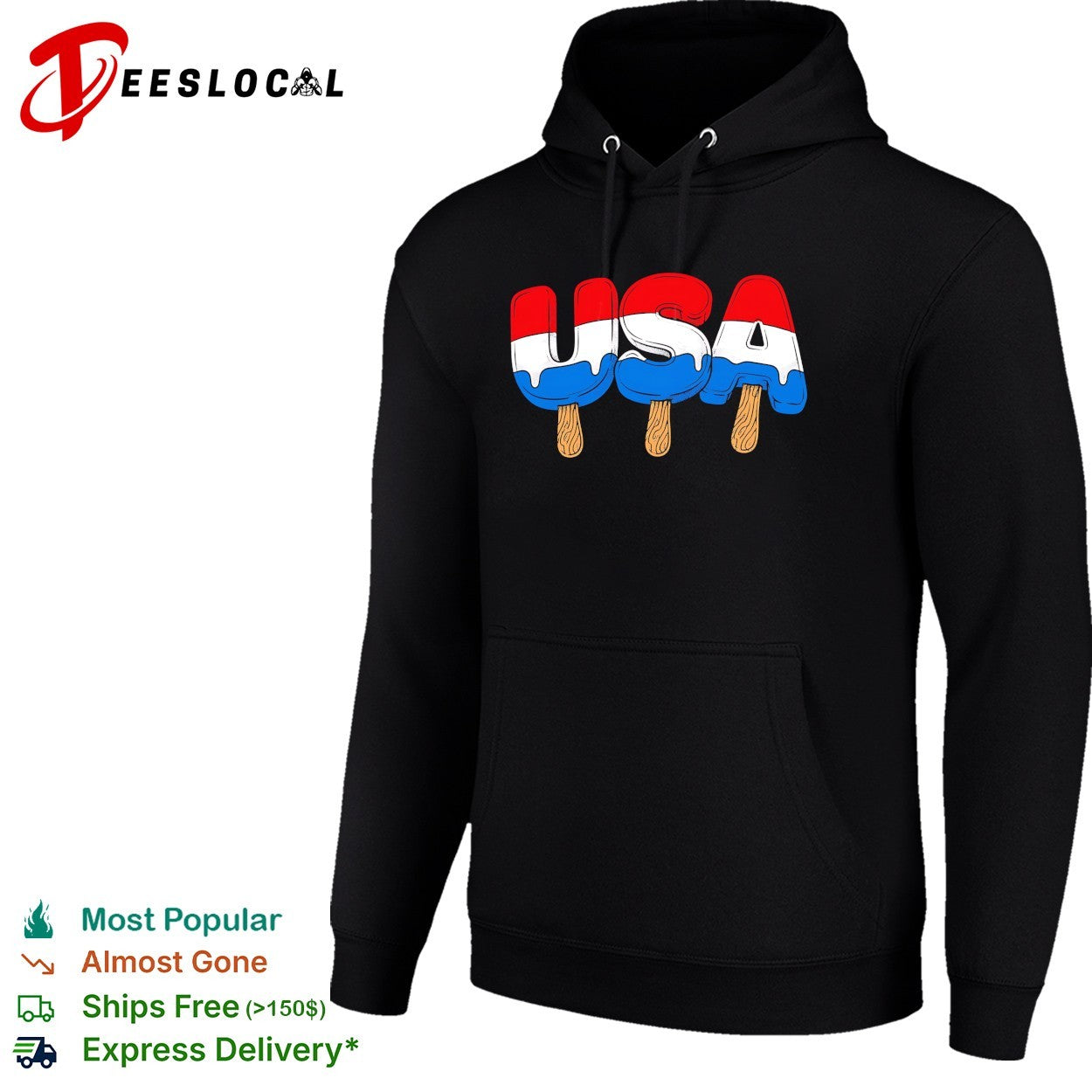 USA melting popsicles shirt