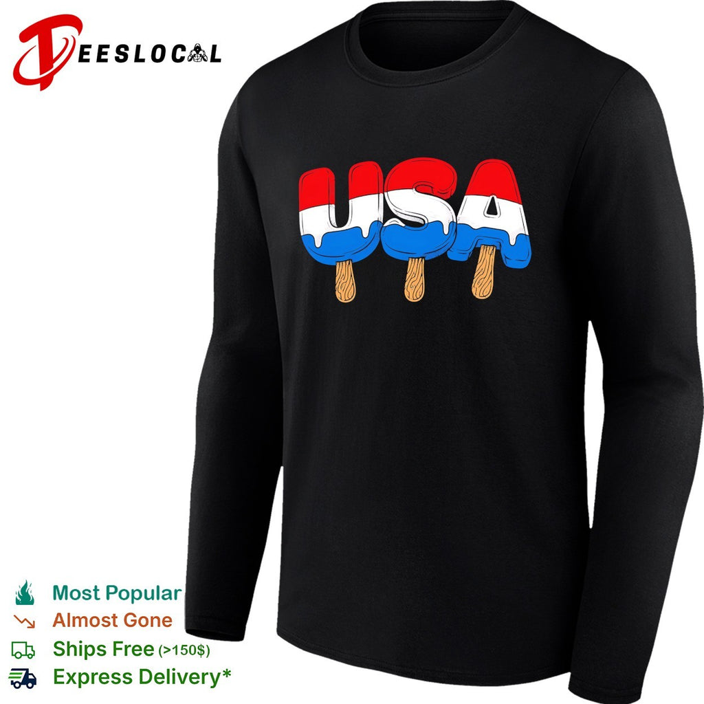 USA melting popsicles shirt