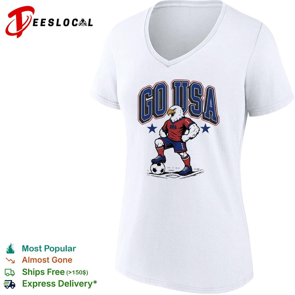 USA soccer go eagle mascot shirt