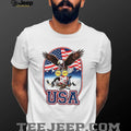 USA vs Canada Ice Hockey 1980 & 2026 Gold Medal Eagle Victory T Shirt