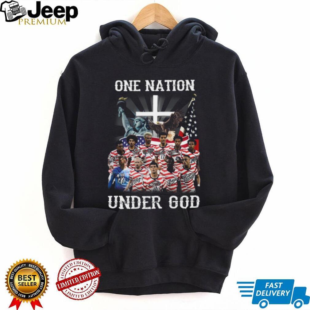 USMNT One Nation Under God USA Soccer Christian Patriotic Fans Men Shirt