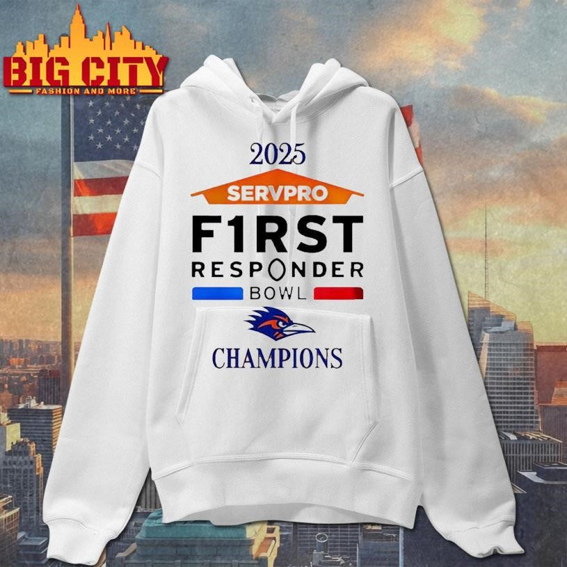 UTSA Roadrunners 2025 First Responder Bowl Champions classic Shirt
