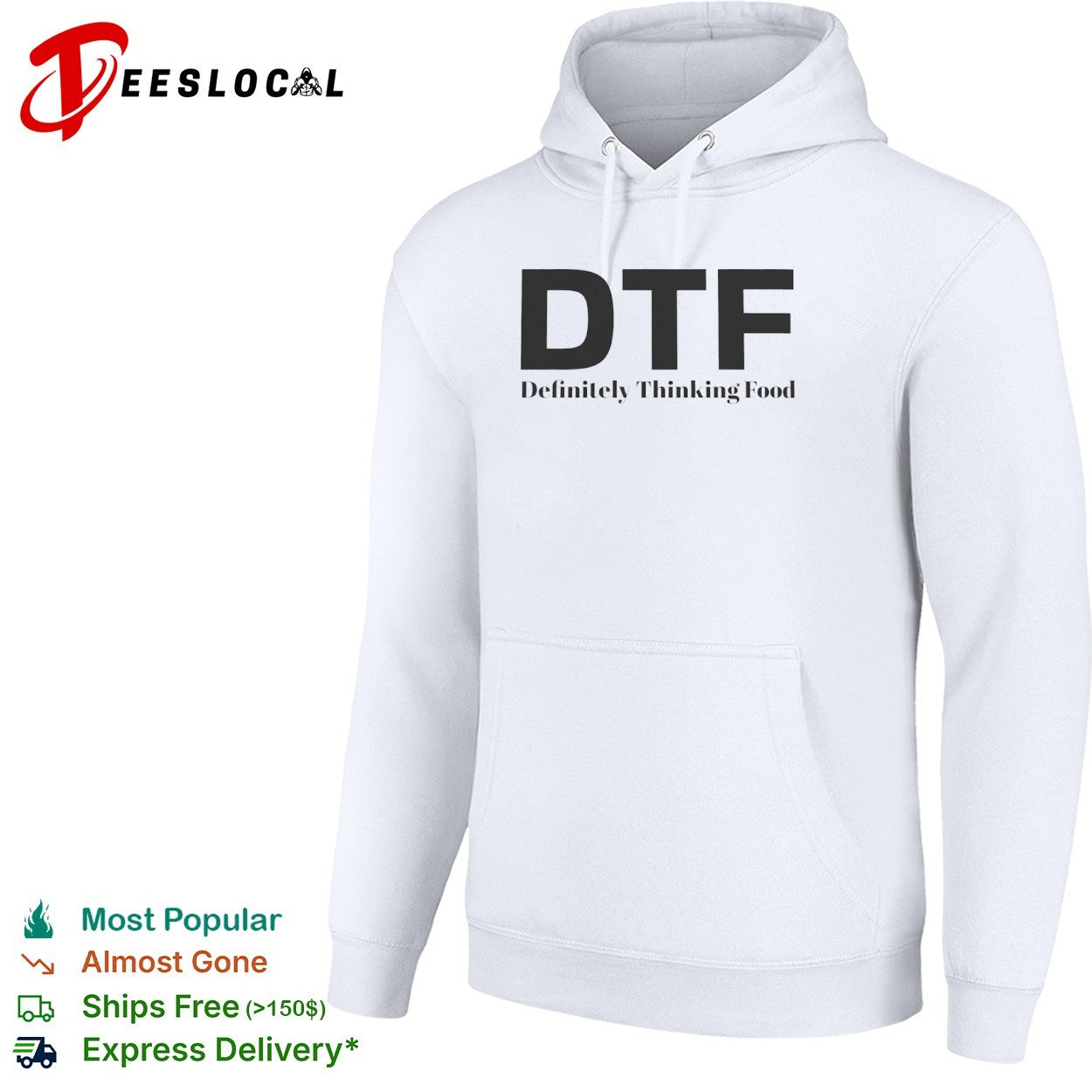 DTF Definitely Thinking Food foodie shirt