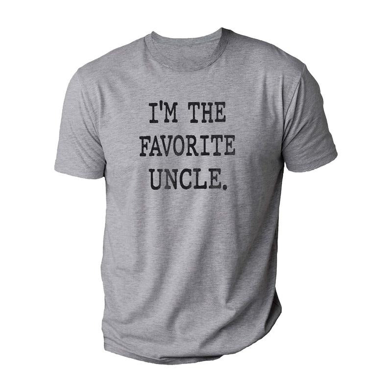 Uncle Shirt - I'm Favorite Uncle | Fathers Day Gift - Mens T shirt Uncle Gift