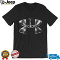 Under Armour Golf Logo Silver Metallic Graphic Sport T Shirt