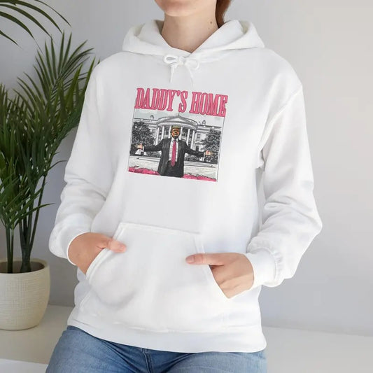 Unisex Hoodie -Daddys Home Hoodie, White House Trump 2024 Hoodie, Republican Hoodie, Political Hoodie, Funny Trump Hoodie, Christmas Gifts