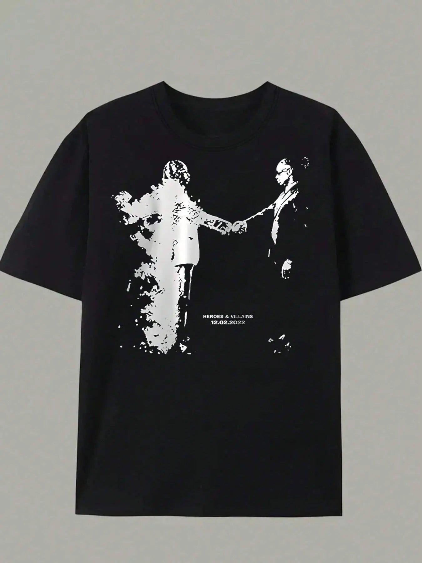 Unisex's Letter Print Graphic Tee, Vintage Trendy Casual Short Sleeve T-shirt for Daily Wear, Ladies Summer Outfit