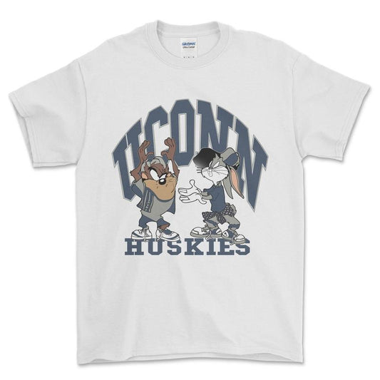 University of Connecticut Athletics NCAA Looney Tunes Unisex T-Shirt, graphic vintage sports tees for men