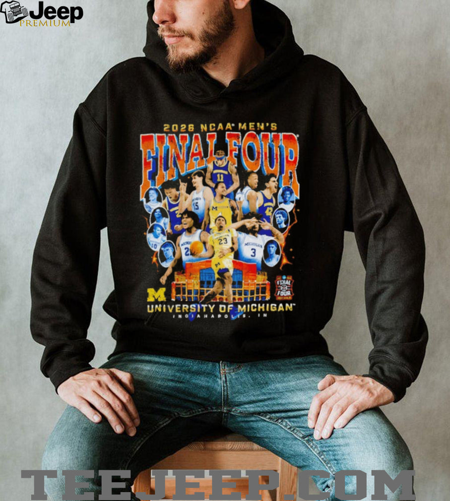 University of Michigan 2026 NCAA Men’s Final Four Player Collage T Shirt