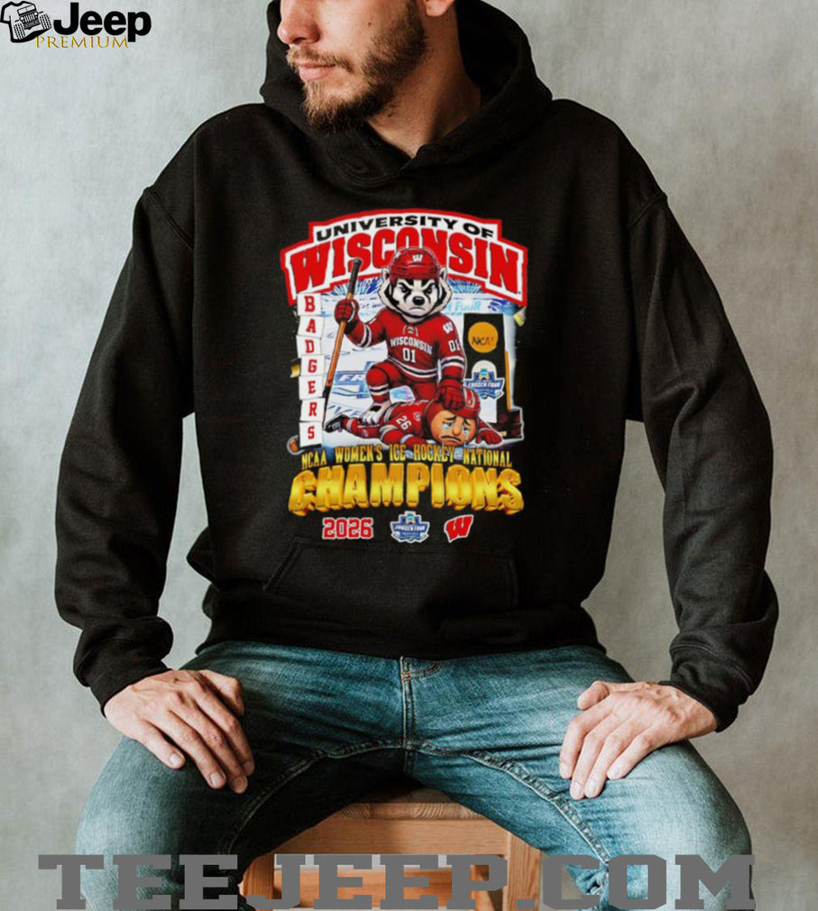 University of Wisconsin Badgers 2026 NCAA Women’s Ice Hockey National Champions T Shirt