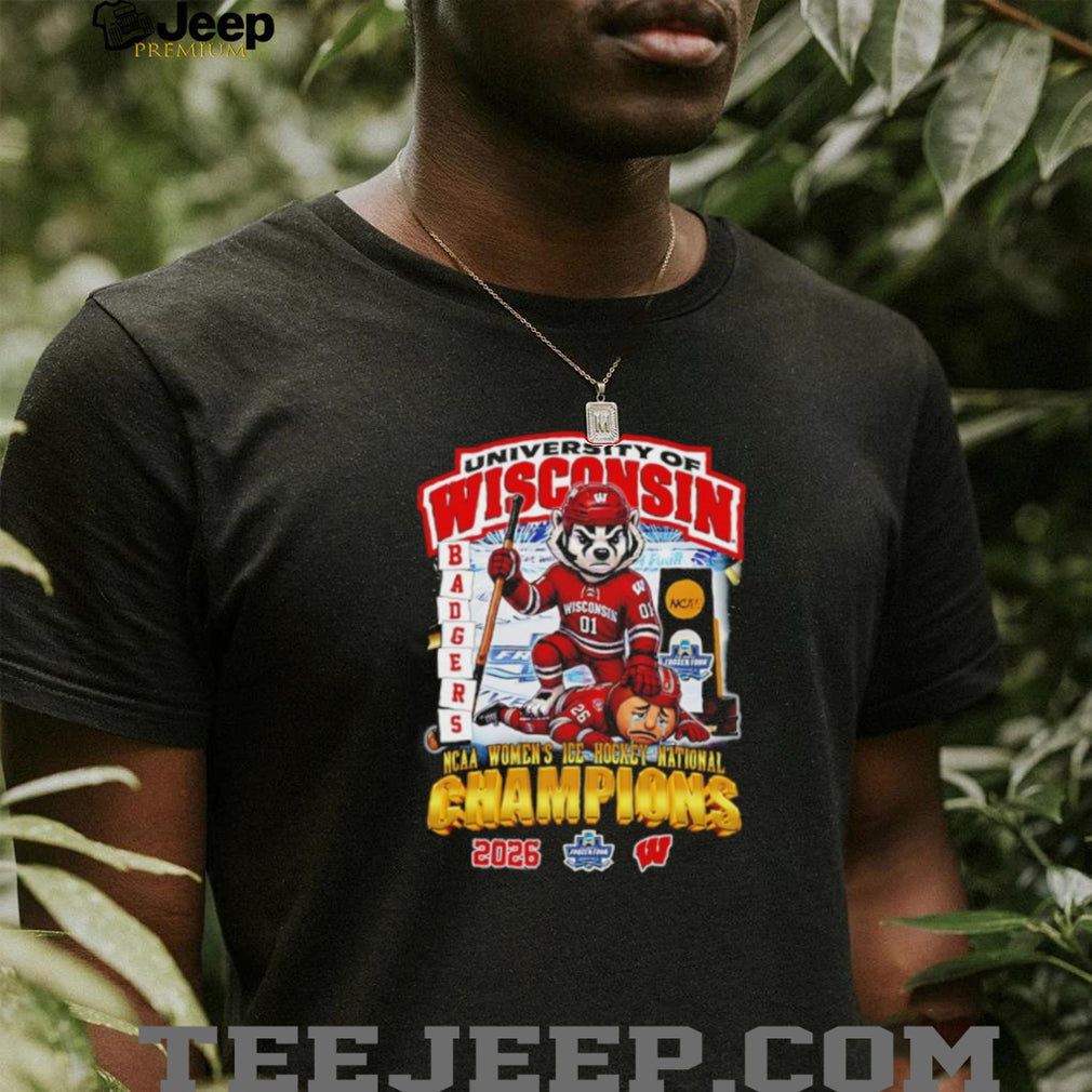 University of Wisconsin Badgers 2026 NCAA Women’s Ice Hockey National Champions T Shirt