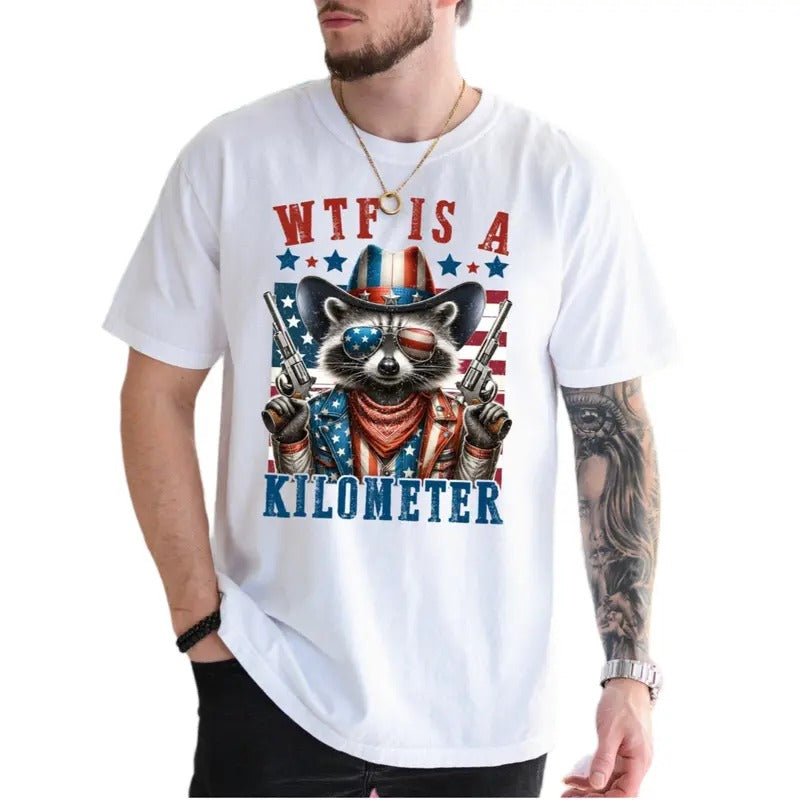 Unny Cringey Usa Meme Shirt, Usa Flag Raccoon Shirt, Funny Gamer Shirt, Veteran Day, Unisex T-Shirt, Gifts For Adult Teenager, Short Sleeve Tee Shirt, Gifts For 4th Of July