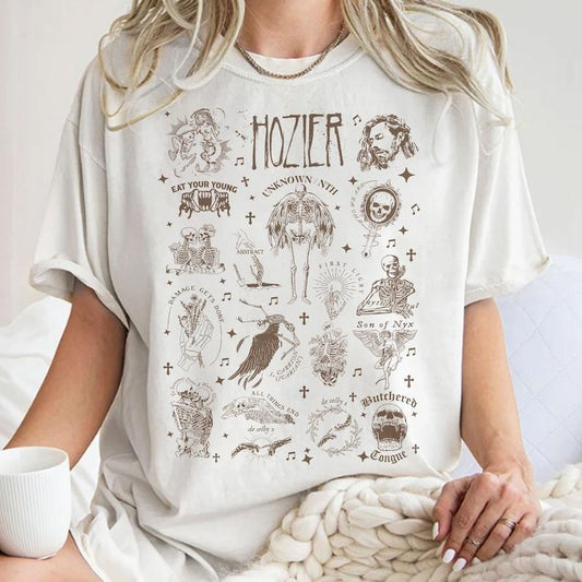 Unreal Unearth Tour Merch, Vintage Hozier, Hozier Fan Gift Unisex T Shirt Sweatshirt Hoodie