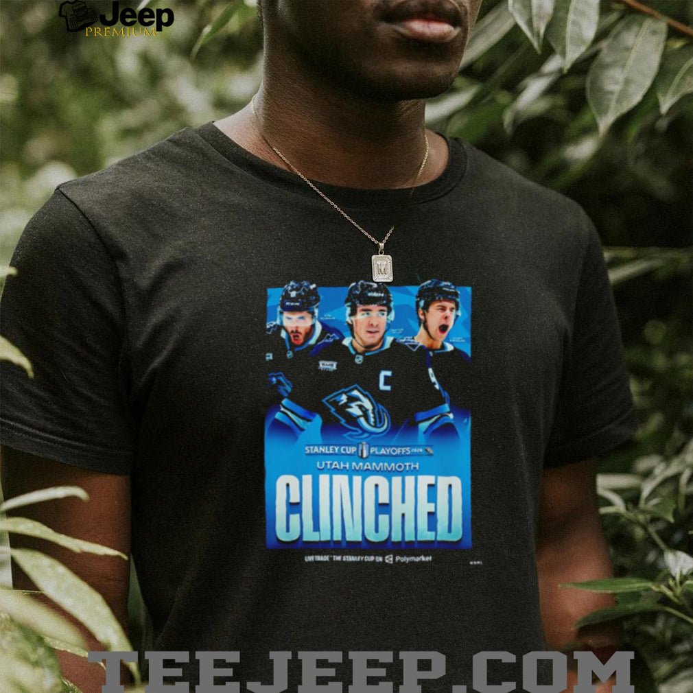 Utah Mammoth Clinched 2026 Stanley Cup Playoffs NHL T Shirt