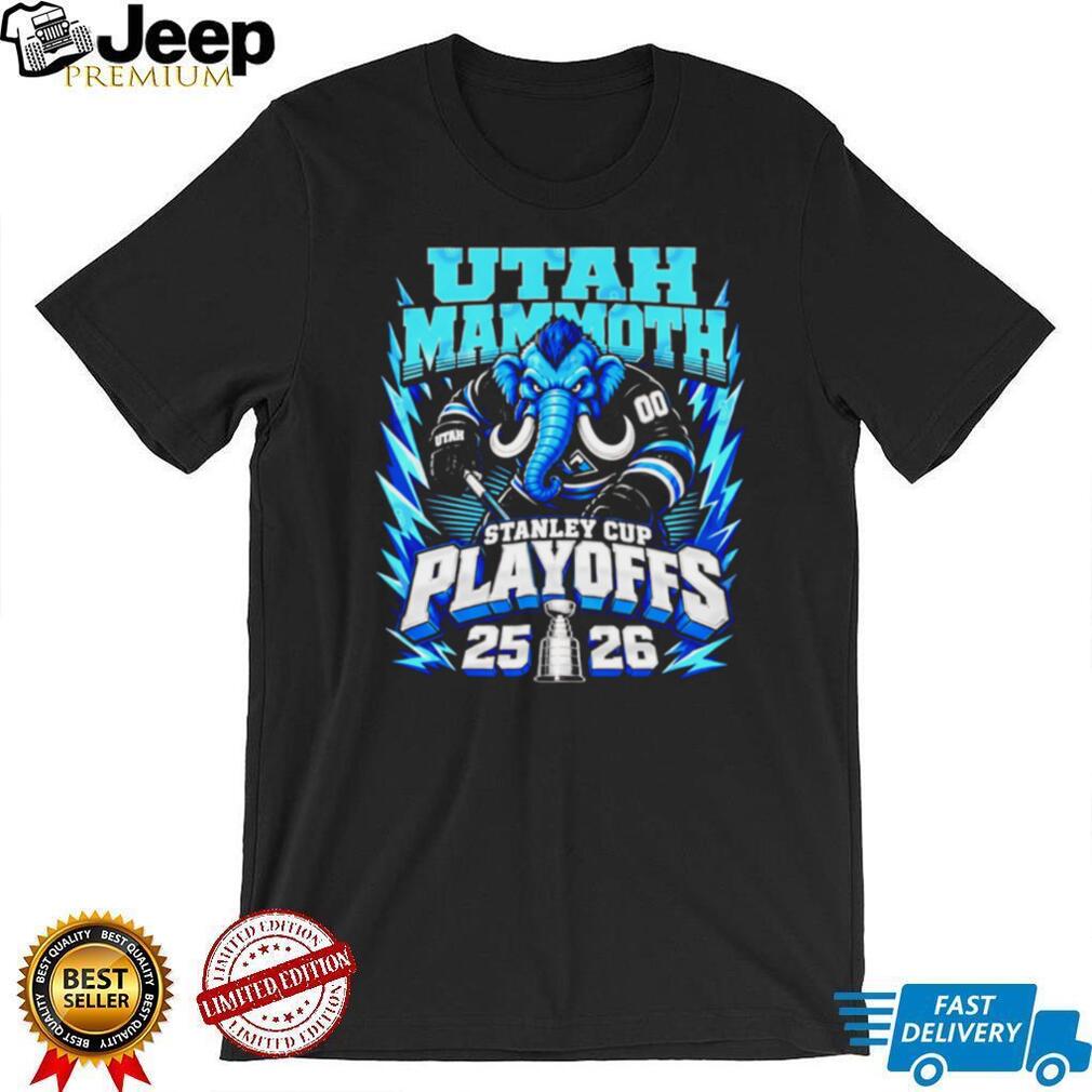 Utah Mammoth Stanley Cup Playoffs 2025 2026 Ice Hockey Championship Fan Men T Shirt
