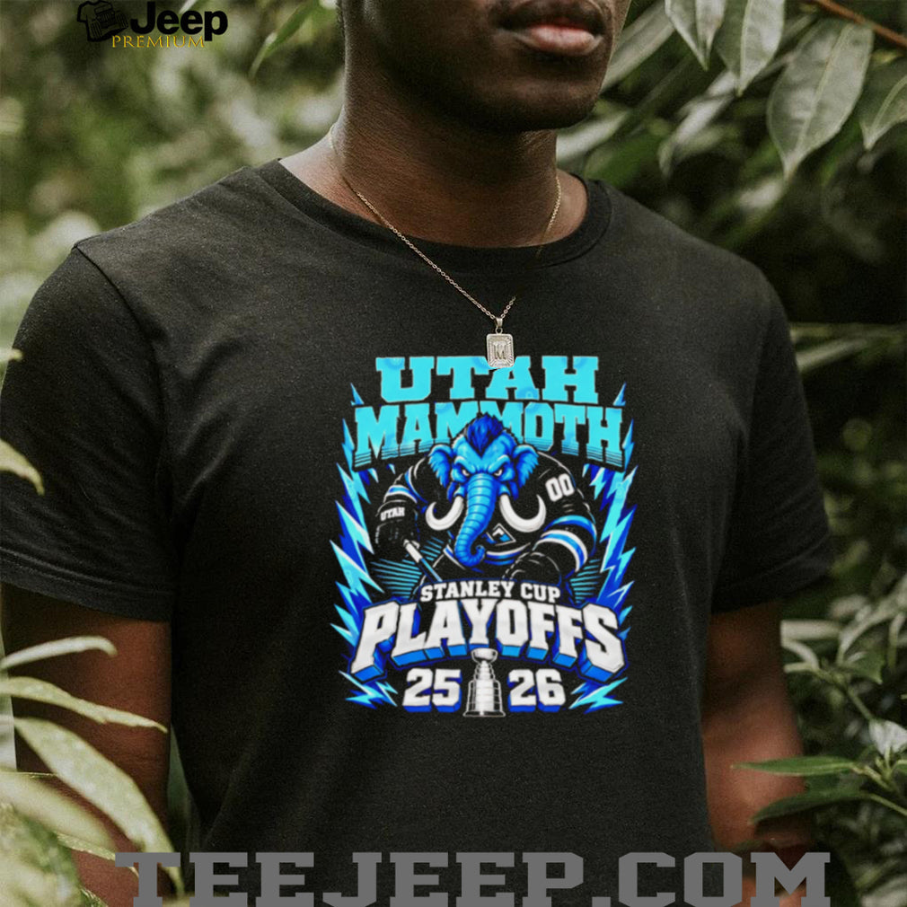 Utah Mammoth Stanley Cup Playoffs 2025 2026 Ice Hockey Championship Fan Men T Shirt