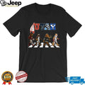 Utah Sports Mascots Abbey Road Walk University Teams & Jazz Coffee T Shirt