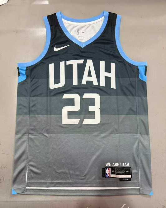 Utah Jazz #23 Lauri Markkanen 26 Season Jazz Team City Style 2
