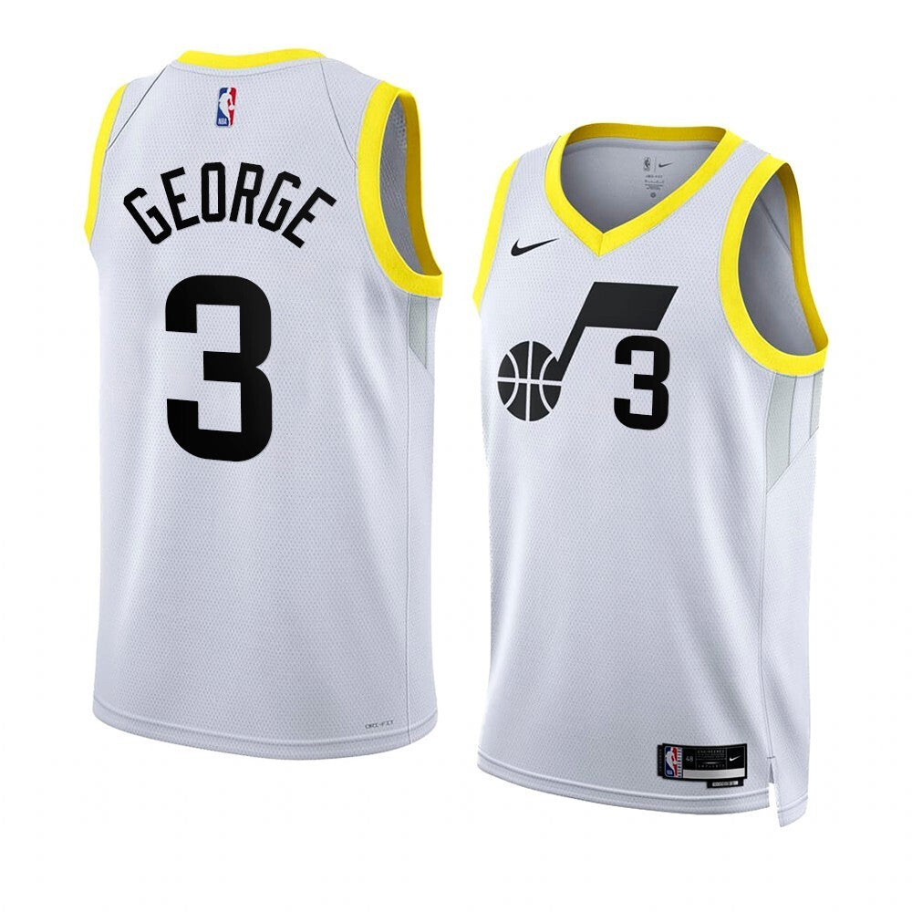 Utah Jazz #3 Keyonte George 2023 NBA Draft Men White Jersey 2022-2023 Association Edition
