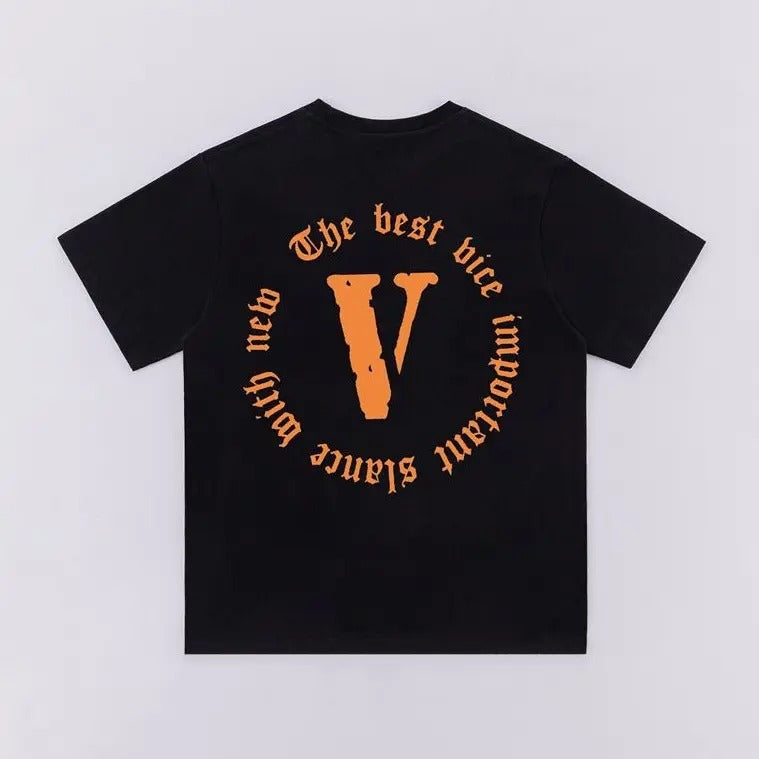 V-lone Palm Angel Black T-shirt