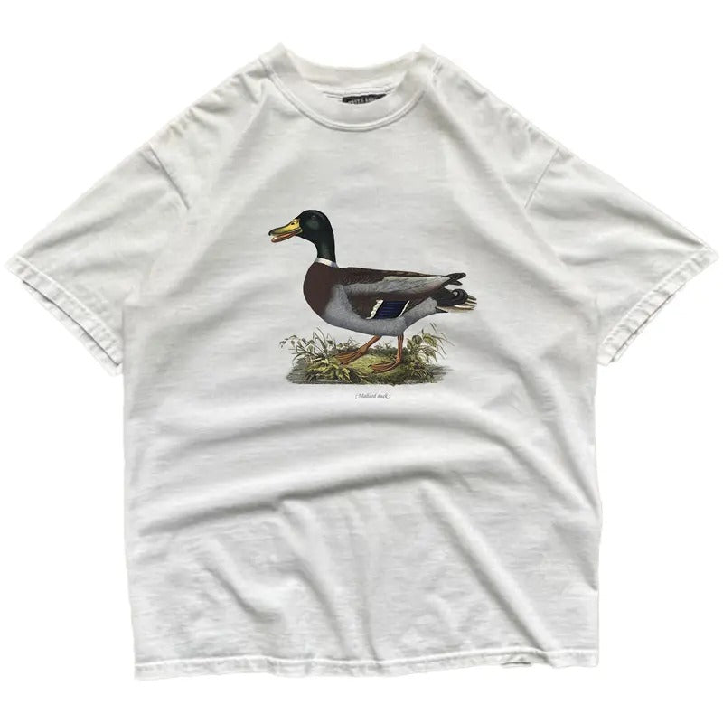 V2501 Mallard Duck Shirts Born To Hunt Duck Hunting Vintage T-Shirts Graphic Retro Unisex Sweatshirt, Hunting Season, Cotton