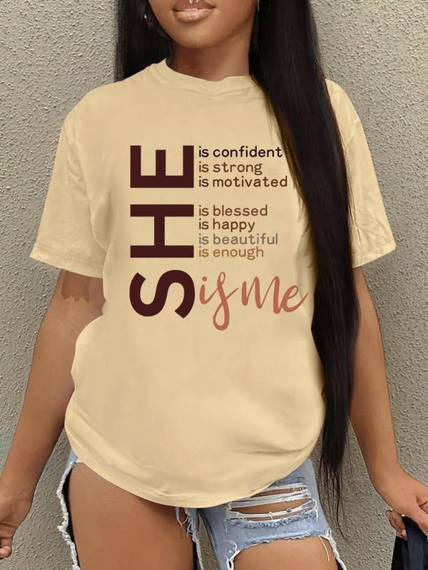 VICTORIA MAXWELL, She is Confident Sweater, Girlfriend shirt, Valentine gift, Streetwear lady, Women's letter, Tshirt top...