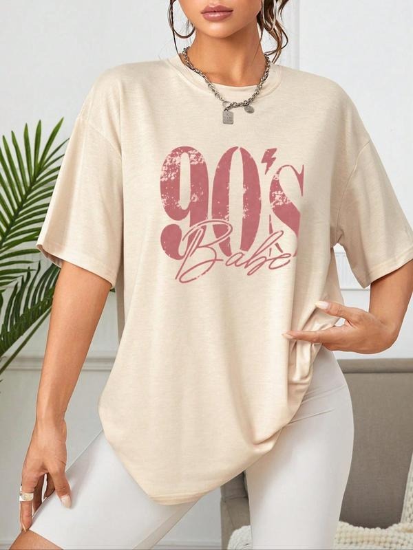 VICTORIA MAXWELL, Women's shirt, 90's Babe vintage Tshirt, Trendy T-shirt, Girlfriend shirt, Lady Casual Fashion, Simple letter & Figure T-shirt, Womenswear Tshirt, Gift for girlfriend