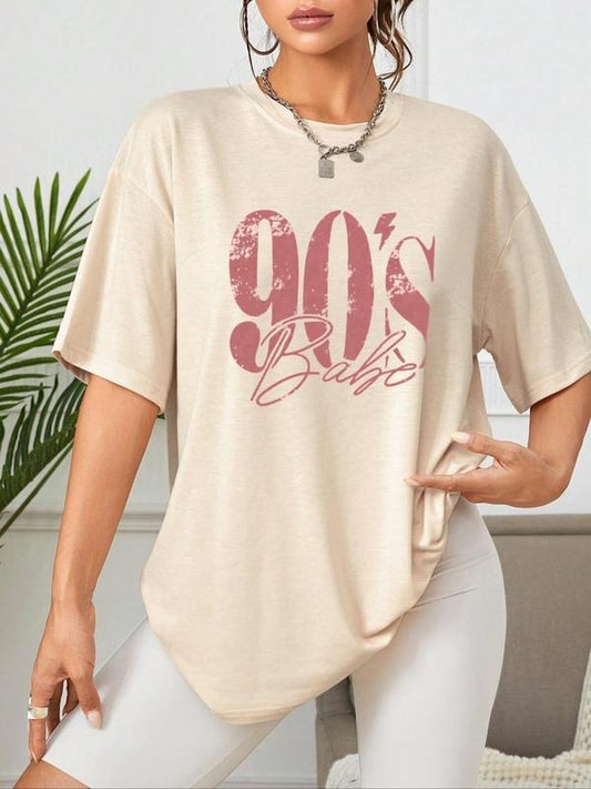 VICTORIA MAXWELL, Women's shirt, 90's Babe vintage Tshirt, Trendy T-shirt, Girlfriend shirt, Lady Casual Fashion, Simple letter & Figure T-shirt, Womenswear Tshirt, Gift for girlfriend