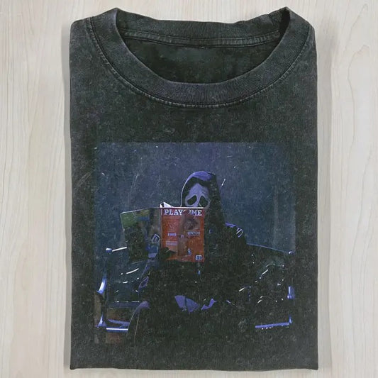 VINTAGE GHOST FACE HALLOWEEN T-SHIRT, Horror Movie Shirt, Horror Character, Funny Halloween Shirt, Unisex T-Shirt, Gift For Men Women