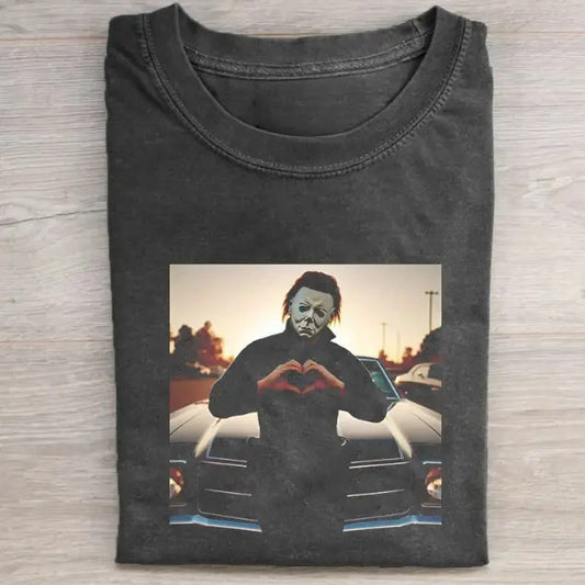 VINTAGE HALLOWEEN GRAPHIC, Michael Myers Tee, Horror Movie Shirt, Horror Character, Funny Halloween Shirt, Unisex T-Shirt, Gift For Men Women