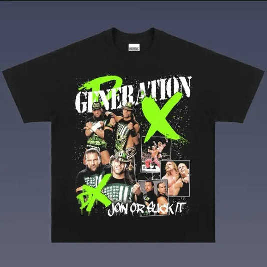 VINTAGE TEE | D-GENERATION X, Prints Vintage T-Shirt, Wrestler Shirt, WWE Shirt, Vintage Graphic Tee, Unisex T-Shirt, Gift All Top Menswear