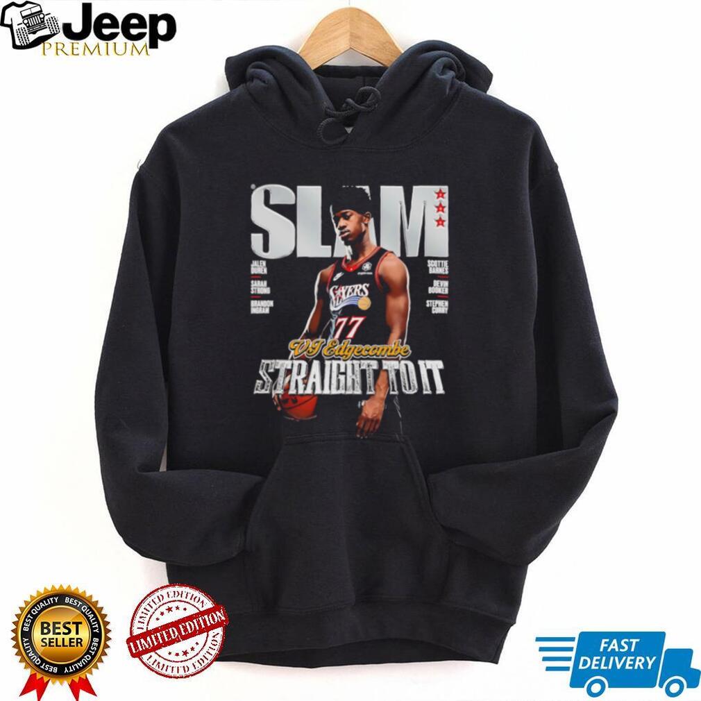 VJ Edgecombe SLAM Magazine Straight To It Basketball T Shirt