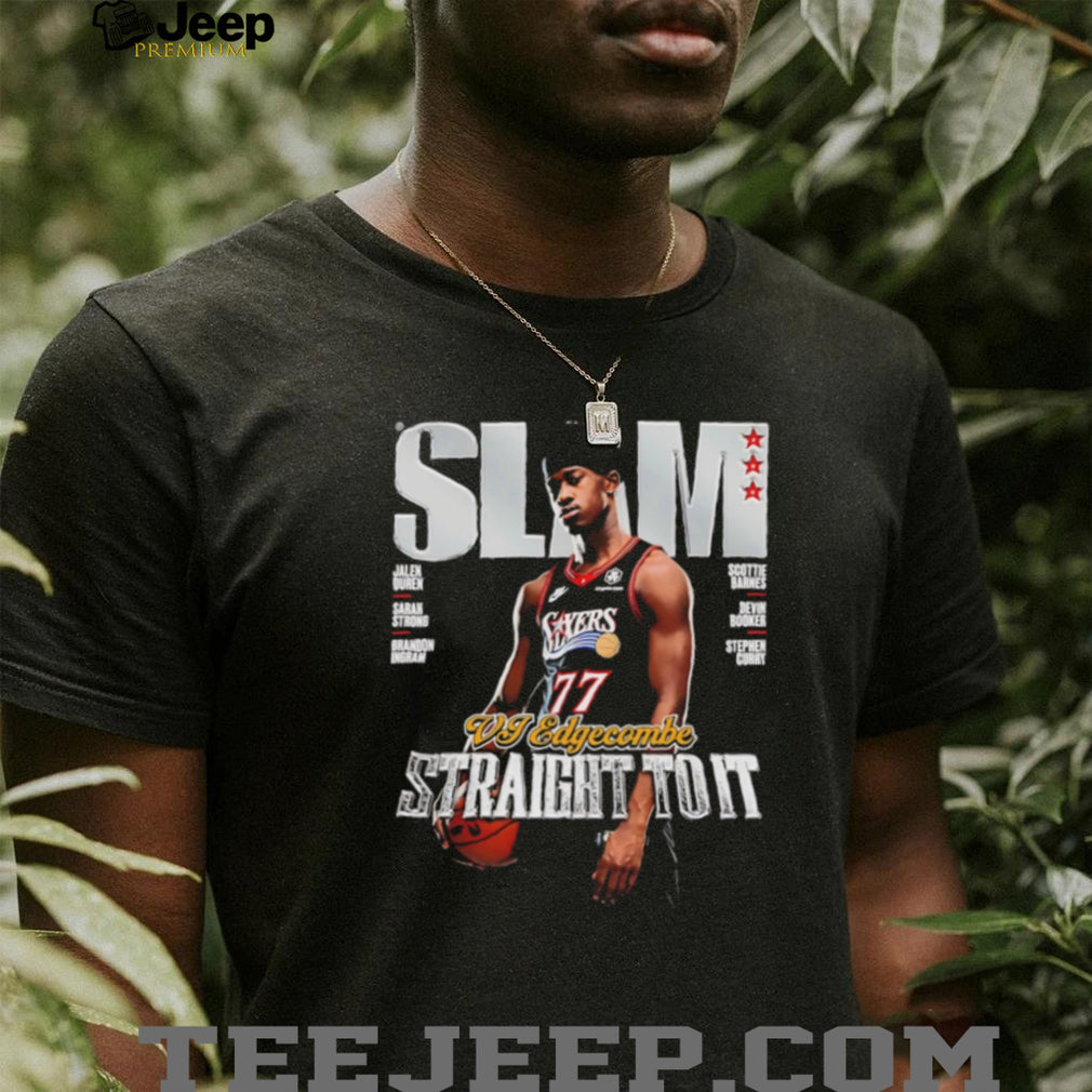 VJ Edgecombe SLAM Magazine Straight To It Basketball T Shirt
