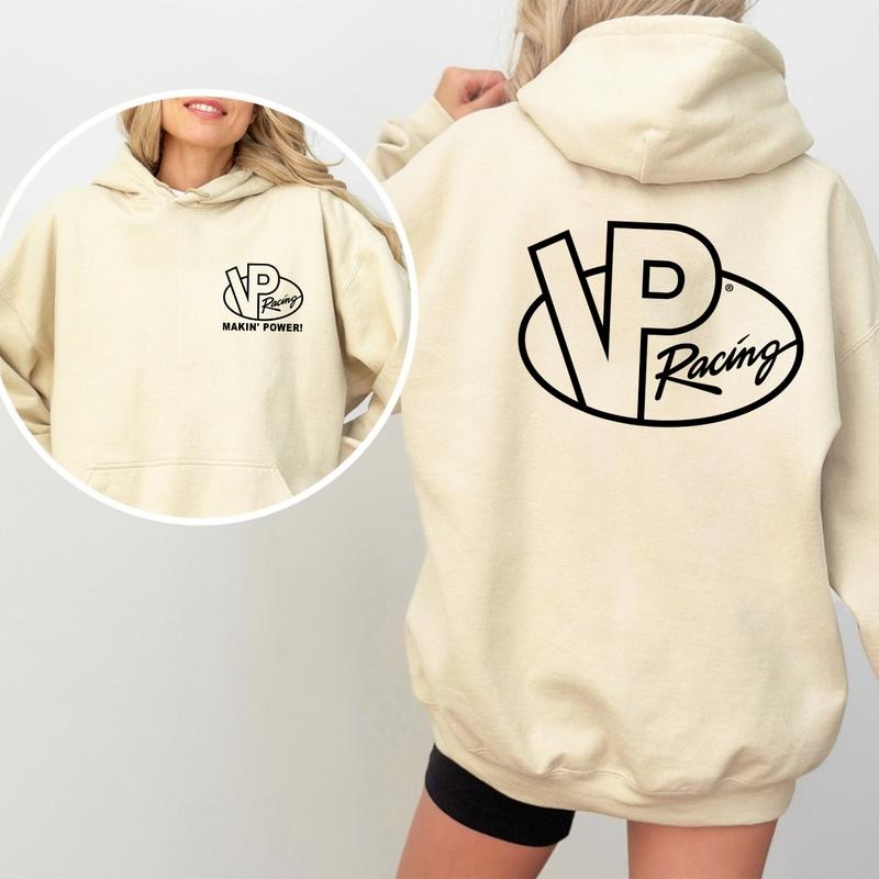 VP Racing Makin' Power Hoodie, Bold Racing Graphic Hoodie, Classic Motorsport Style Shirt, Car Enthusiasts Gift, Unisex Streetwear for Racing Fans, Heavyweight Cotton Hoodie, Gift For Him, For Her