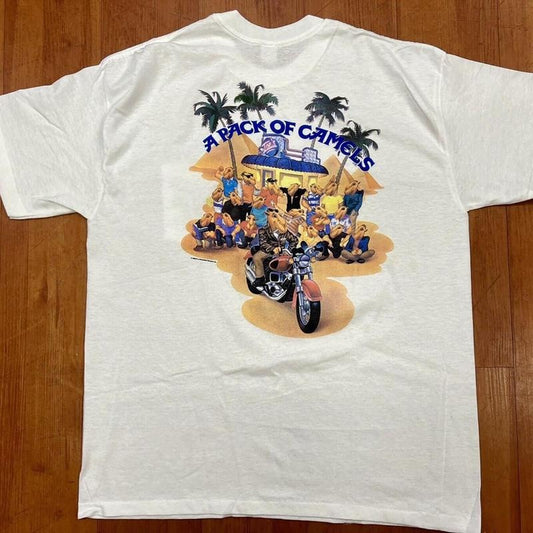 VTG Camel Joe A Pack Of Camels Pocket Tee XL RJR THE HARD PACK T ShirtT-SHIRT, UNISEX SHIRT, CREWNECK