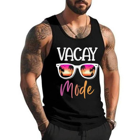 Vacay Mode Sunglasses Unisex Tank Top, Cotton, Size S-3XL