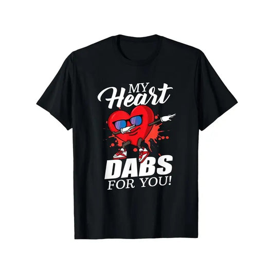 Valentine's Day Love Heart T-Shirt - 100% Cotton, Soft & Breathable, Perfect Gift for Men & Women, Casual Fit, Machine...