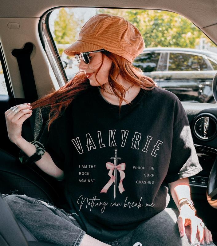 Valkyrie ACOTAR shirt Nesta Sarah J Maas Acotar Merch Velaris Shirt Cassian SJM merch Acotar Gifts Sarah J Maas Merch Lady Death ACOSF T-Shirt