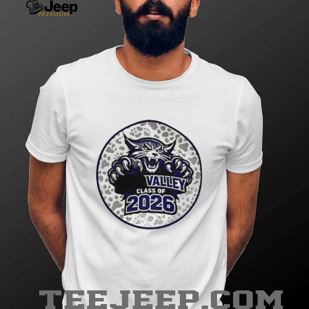 Valley High School Class of 2026 Wildcat Mascot Spirit Shirt