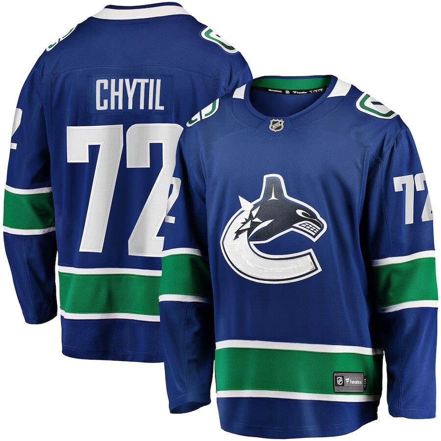 Vancouver Canucks #72 Filip Chytil Home Breakaway Jersey - Blue